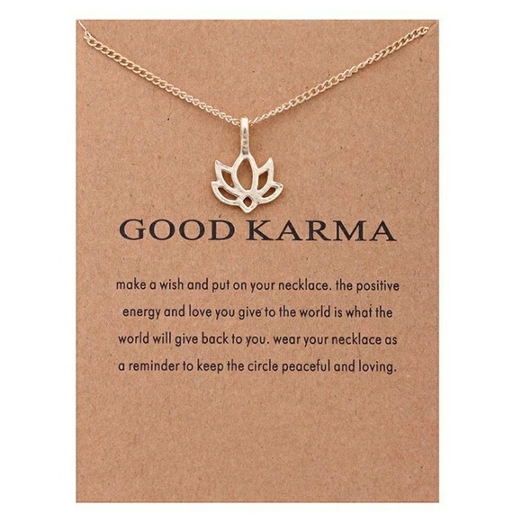 Meredith's Boutique Jewelry - NWT Good Karma Necklace